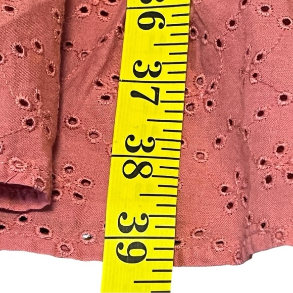 Boden Coral Broderie Lace-Trimmed Dress Size 14L - Picture 15 of 17